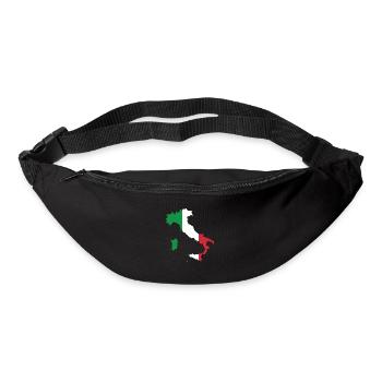Italy Map Italian Flag Gift - Bum bag - black - Front