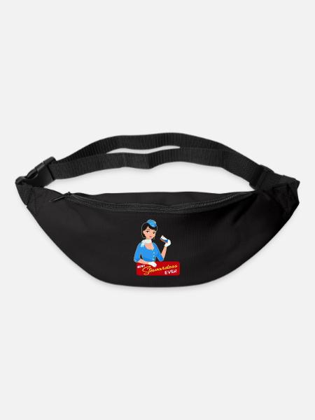 Hôtesse de l'air cadeau - Sac banane - noir