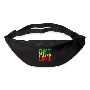Un amour jamaïcain t-shirt - Sac banane - noir - Devant