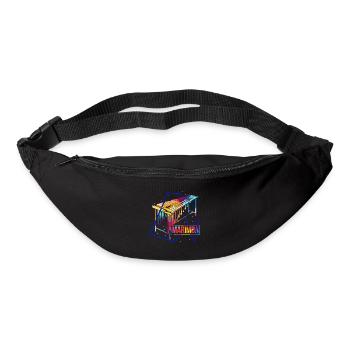 Marimba Polygon - Gürteltasche - Schwarz - Vorne