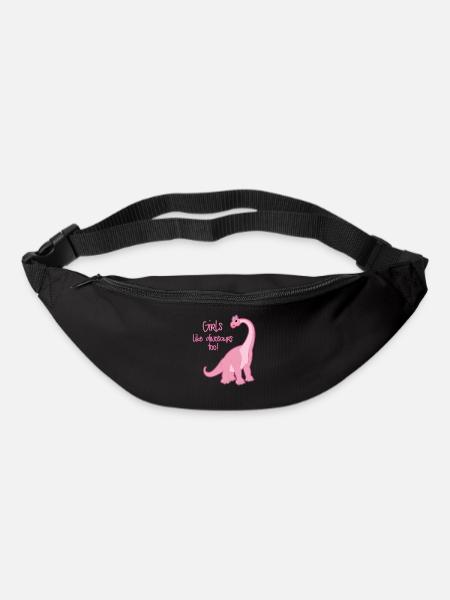 dinosaure - Sac banane - noir