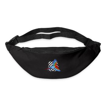 perroquet - Sac banane - noir - Devant