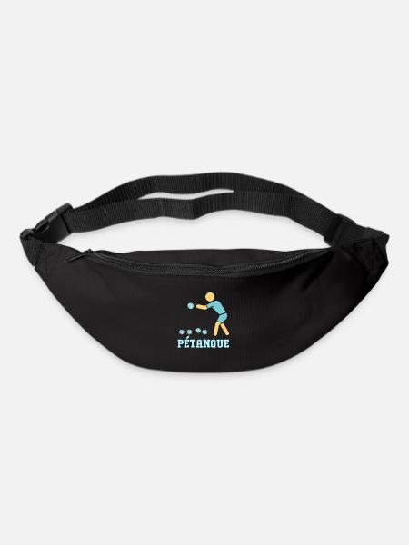 Pétanque Bocce Raffa Boule Sport Ball Petanque - Sac banane - noir