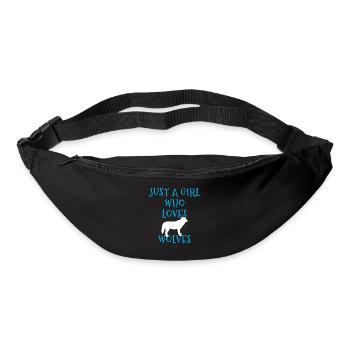 Wolf wolves - Bum bag - black - Front