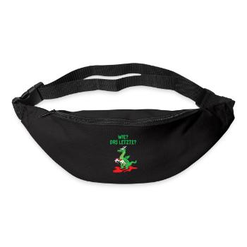 Wie? Das LETZTE? Einhorn Drachen - Sac banane - noir - Devant