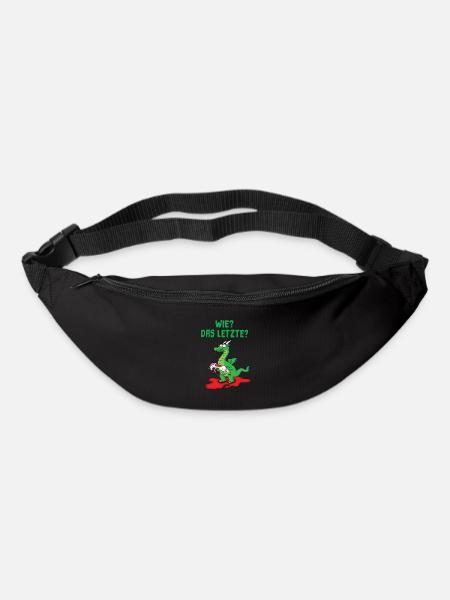 Wie? Das LETZTE? Einhorn Drachen - Gürteltasche - Schwarz