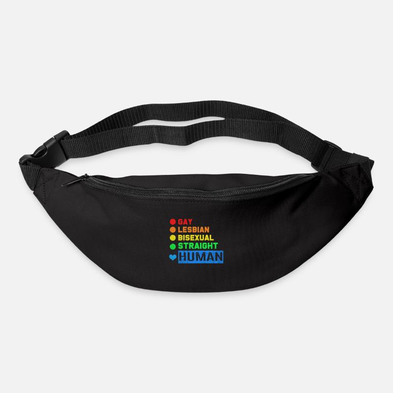 LGBT - Sac banane - noir