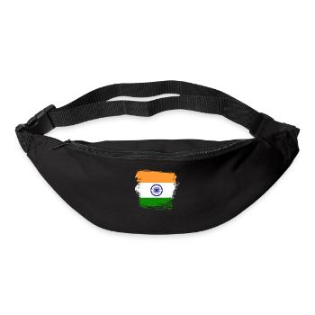 Indische Flagge Indien - Gürteltasche - Schwarz - Vorne