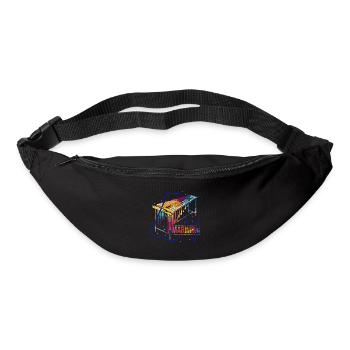 Marimba polygon gift - Bum bag - black - Front