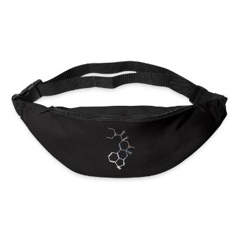 LSD Strukturformel Molekül A. Hofmann Bicycle Day - Gürteltasche - Schwarz - Vorne