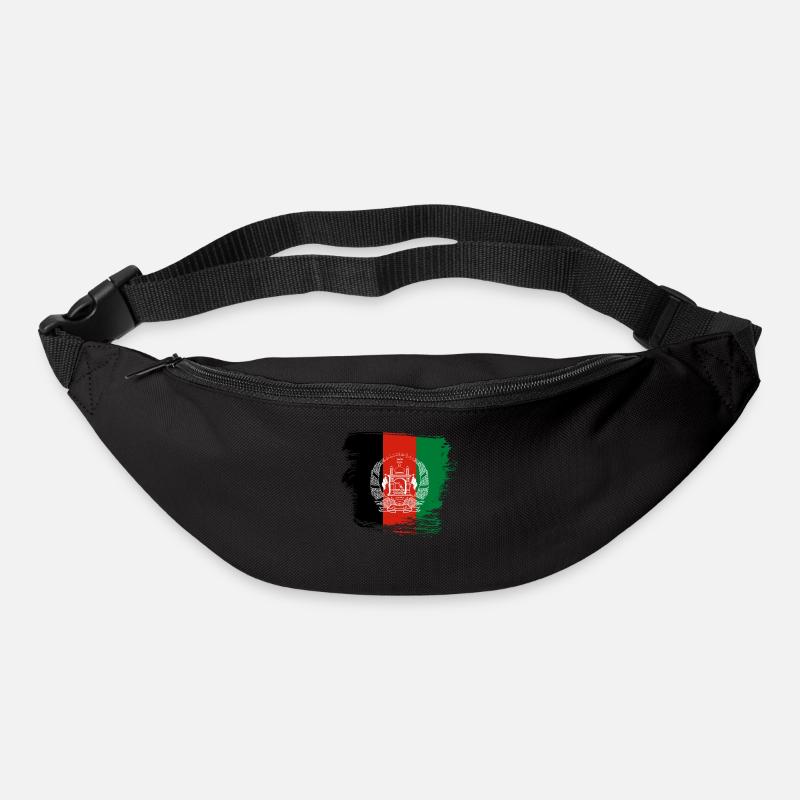 Afghanistan Flagge - Gürteltasche - Schwarz