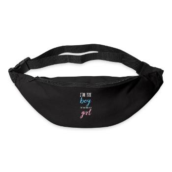 Transgender Transgirl Trans Gift - Sac banane - noir - Devant