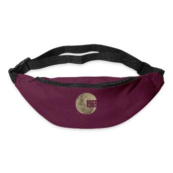 50th Anniversary Apollo 11, 1969 Moon Landing - Bum bag - burgundy - Front