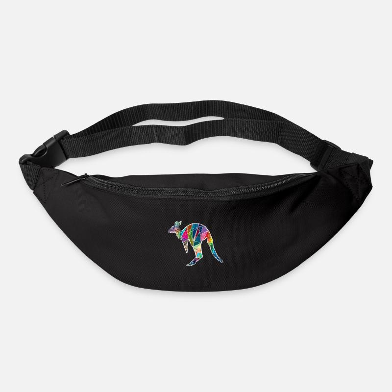Känguru Australien - Gürteltasche - Schwarz