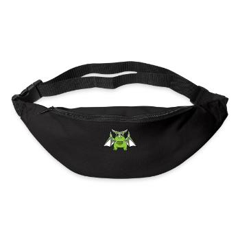 Drache Ungeheuer Drachenkopf Feuer Lustiger Süßer - Gürteltasche - Schwarz - Vorne