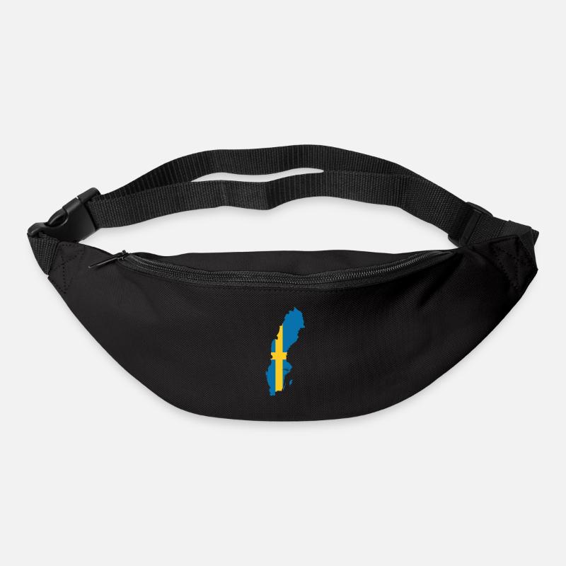 Suède - Sac banane - noir