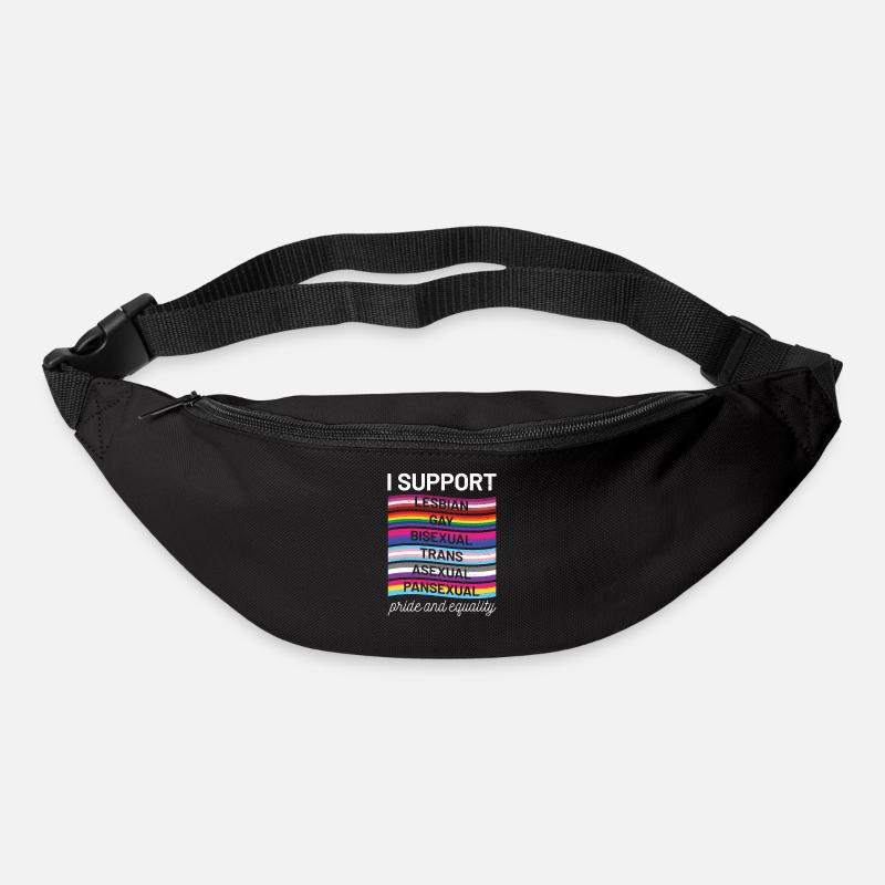 lgbt - Sac banane - noir