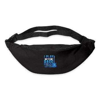 Basse musique basse guitare - Sac banane - noir - Devant