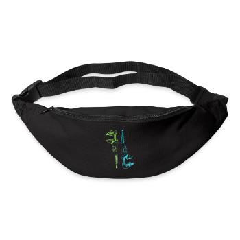 Retro Vintage Tool Wrench - Bum bag - black - Front