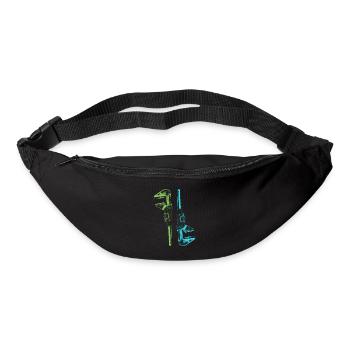 Retro Vintage Tool Wrench - Bum bag - black - Front