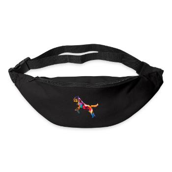 Rottweiler Polygon - Gürteltasche - Schwarz - Vorne