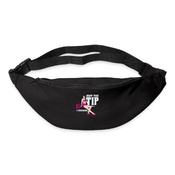 Funny darts shirt - Bum bag - black - Front