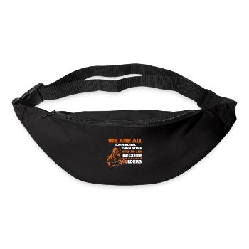 Cooler Beruf Schweißen Schweißer Design Spruch - Gürteltasche - Schwarz - Vorne