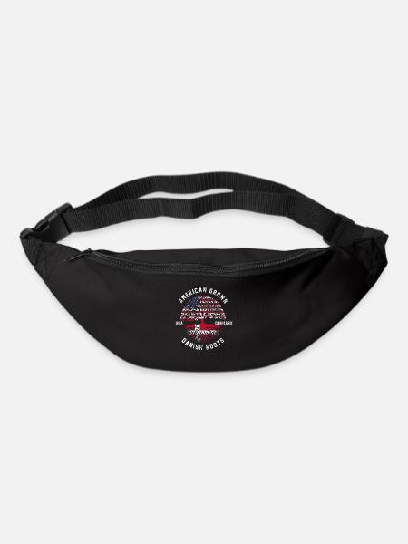Dänemark USA Amerika Geschenk - Gürteltasche - Schwarz