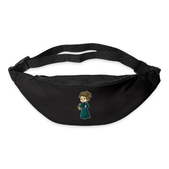 Marie Curie Geschenk - Gürteltasche - Schwarz - Vorne