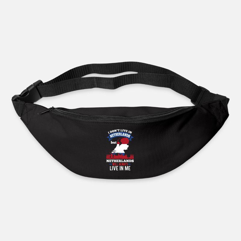 Pays-Bas Hollande - Sac banane - noir