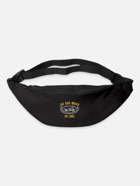 Motorrad Rennen - Gürteltasche - Schwarz