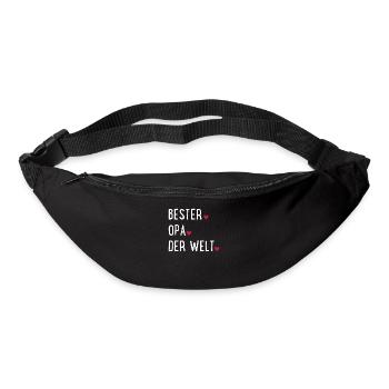 Bester Opa der Welt - Gürteltasche - Schwarz - Vorne