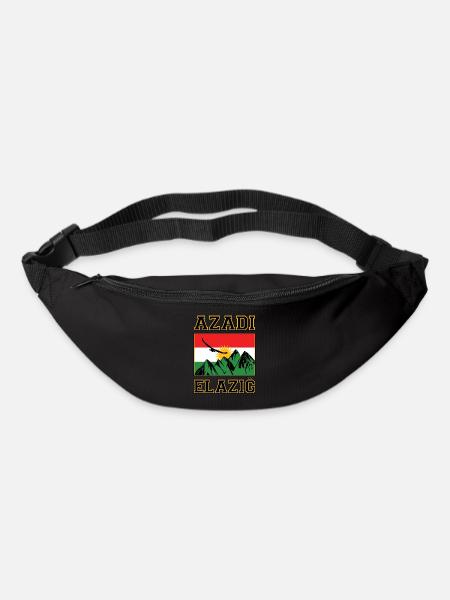 Kurdistan Azadi Elazig. free Kurdistan - Gürteltasche - Schwarz