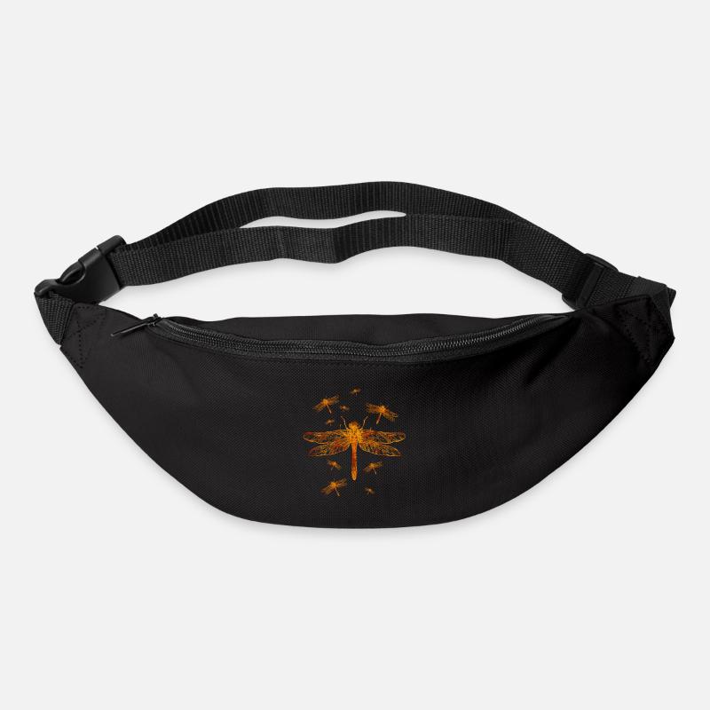 Libelle Natur - Gürteltasche - Schwarz