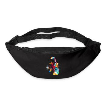 Cadeau sage-femme - Sac banane - noir - Devant