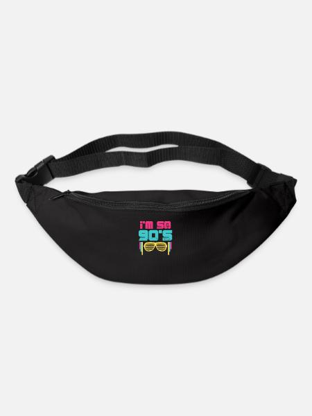 90er Jahre - Gürteltasche - Schwarz