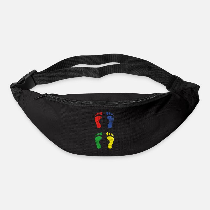 Pieds - Sac banane - noir