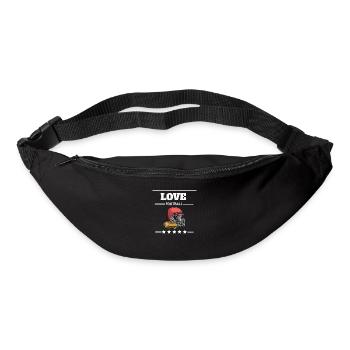 American Football - Gürteltasche - Schwarz - Vorne