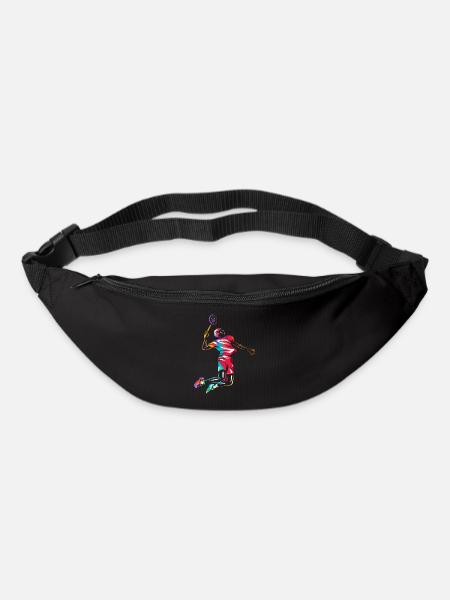 badminton - Sac banane - noir