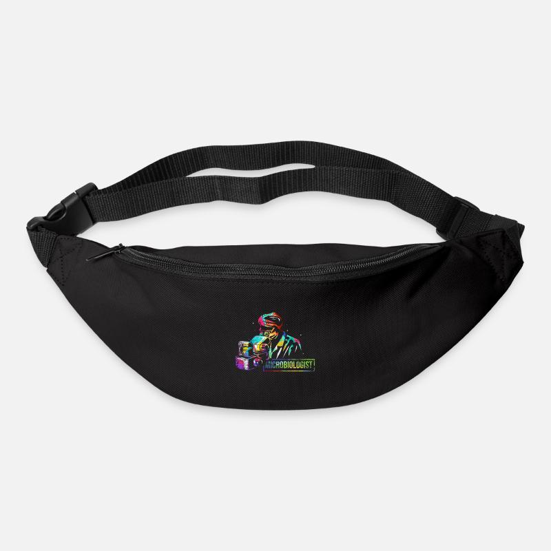Mikrobiologe Geschenk - Gürteltasche - Schwarz