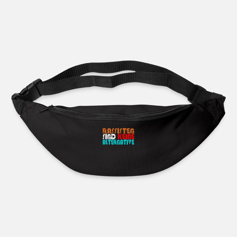 Anti AFD Alternative gegen Nazis Rechts - Gürteltasche - Schwarz