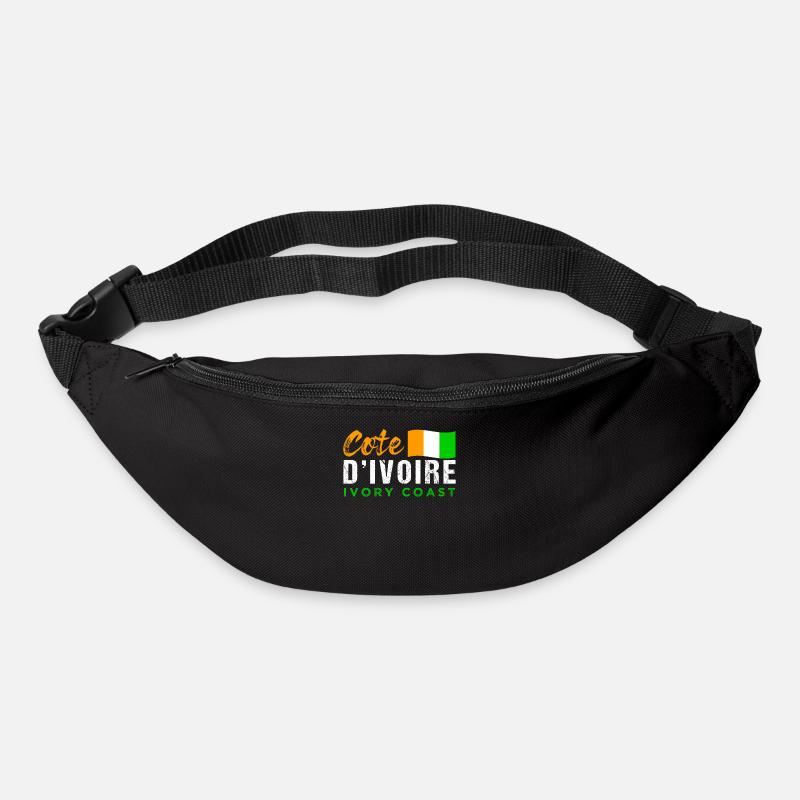 Elfenbeinküste - Gürteltasche - Schwarz