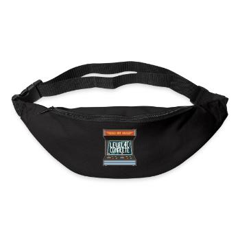 40th Birthday Gamer Level 40 Complete Zocker - Bum bag - black - Front