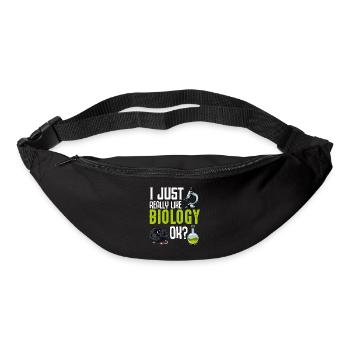 Cool Biology Statement Biologists Gift Idea - Bum bag - black - Front