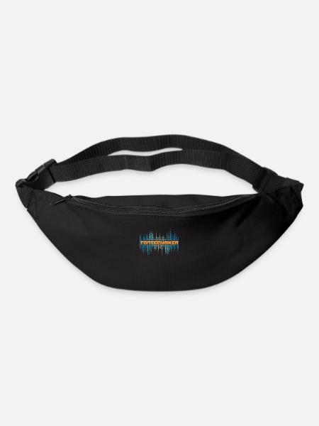 Tontechniker Ton Tonmeister Toningenieur Geschenk - Gürteltasche - Schwarz