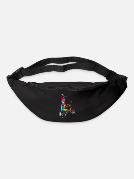 Kunstradfahren Geschenk - Gürteltasche - Schwarz