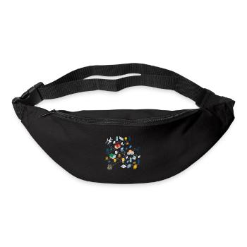 Electrician Hobby Sport Leisure Gift - Bum bag - black - Front