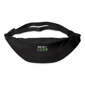 Appareil photo photographe objectif cadeau - Sac banane - noir - Devant