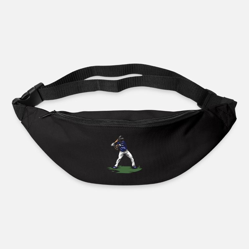 Baseball Spieler - Gürteltasche - Schwarz