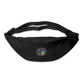 Science Cerveau - Sac banane - noir - Devant